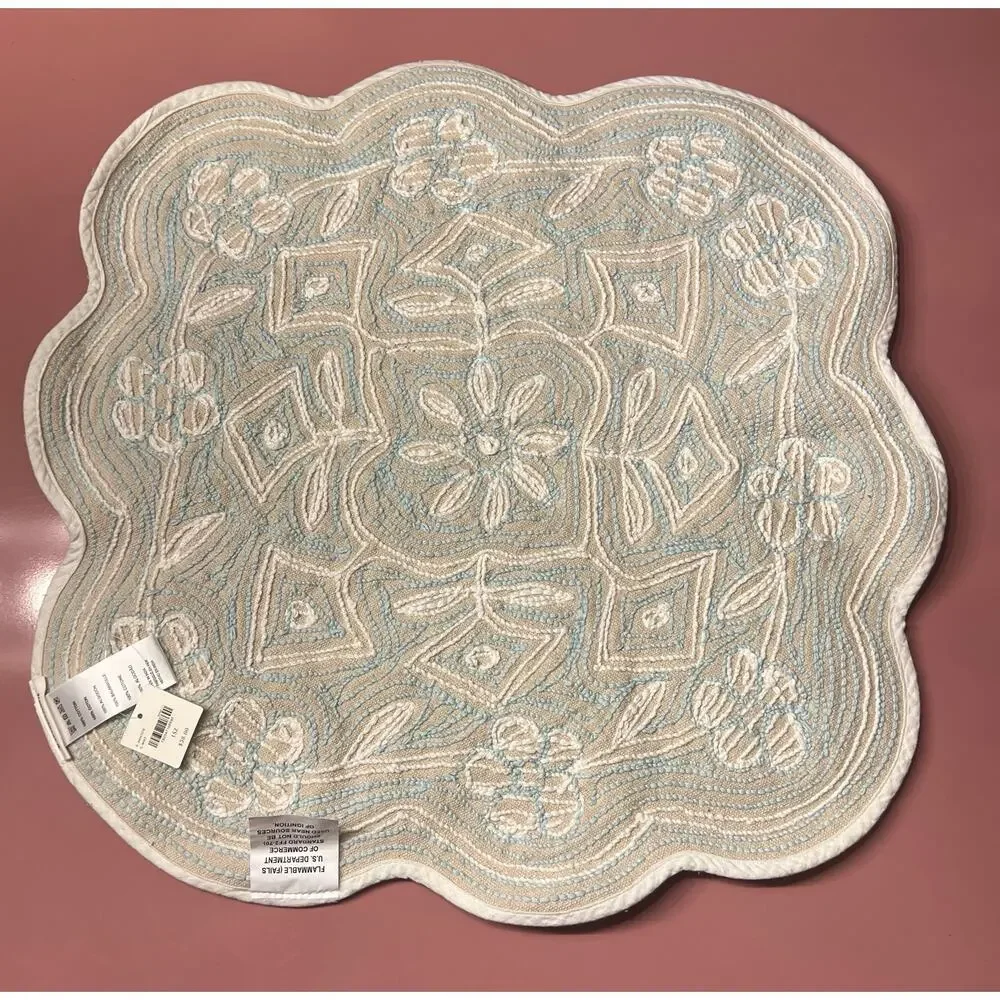 Anthropologie Mosaic Tile Bath Mat